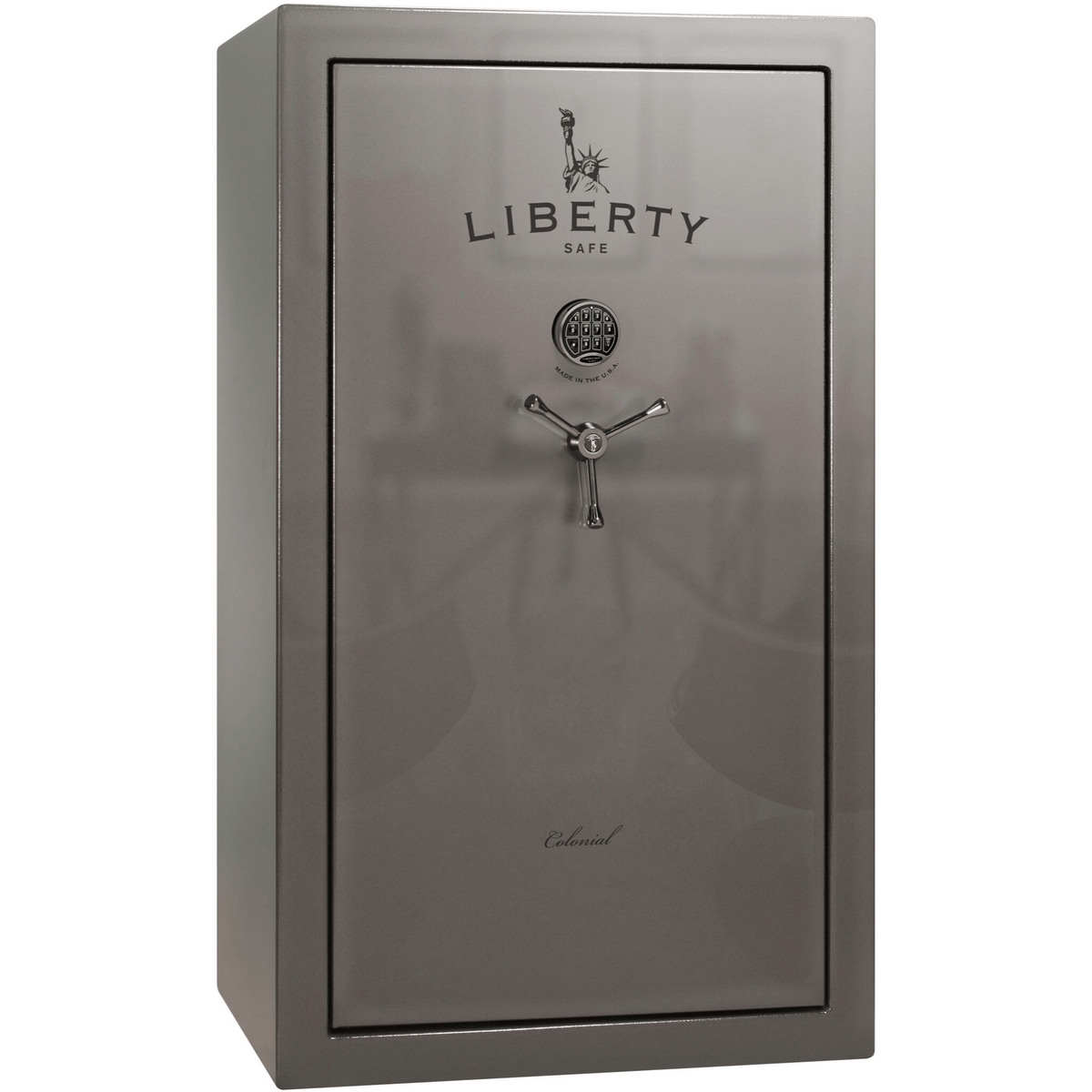 Colonial Series | Level 4 Security | 75 Minute Fire Protection | 30 | DIMENSIONS: 60.5&quot;(H) X 36&quot;(W) X 22&quot;(D*) | Gray Gloss | Electronic Lock